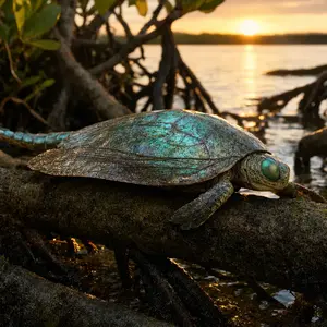 Dragonfly + Sea turtle